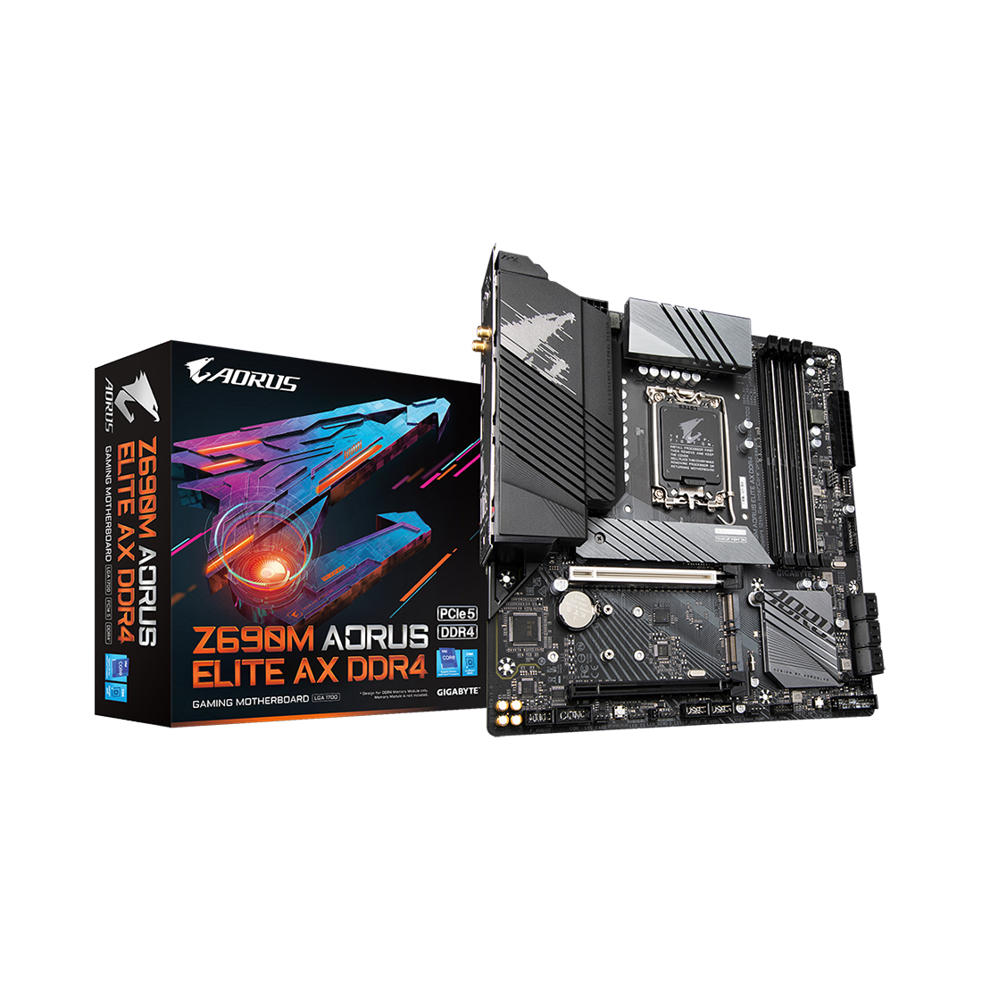 купить Материнская плата Gigabyte Z690M A ELITE AX DDR4 в Алматы фото 1