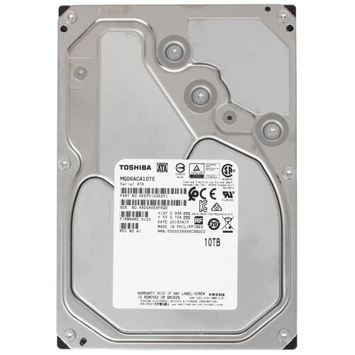 купить Жесткий диск Toshiba 10Tb, eHDD, 3.5", 7200rpm, 256MB, SATA III 6Gb/s, MG06ACA10TE в Алматы фото 1